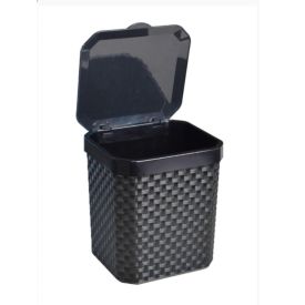 Lixeira Com Tampa Para Pia Rattan Arqplast 5 Litros - Preta 