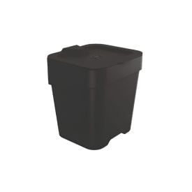 Lixeira De Pia Com Tampa Slim Uz 2,5 Litros - Preto