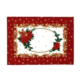 Lugar Americano Avulso 45X30 cm Natal Döhler - Sino Dourado