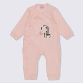 Macacão de Bebê Malha Zebra Yoyo Baby Anjo