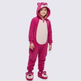 Macacão Pijama Infantil 4 a 10 Anos Toy Story Disney Lotso