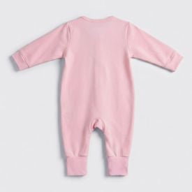 Macacão Térmico Bebê Menina Yoyo Baby Rosa Liso