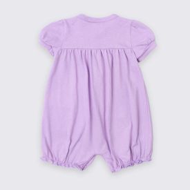 Macaquinho Bebê Menina Manga Curta Sereia Yoyo Baby Lilas