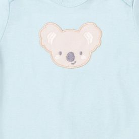 Macaquinho Bebê Menino Manga Curta Coala Yoyo Baby