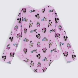 Maiô Infantil Mickey 1 a 3 Anos Disney Rosa