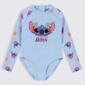 Maiô Infantil Stitch 4 a 10 Anos Disney