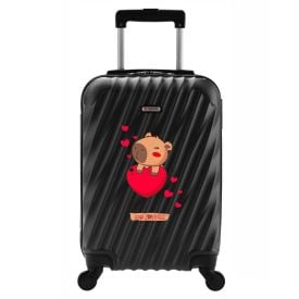 Mala de Bordo Rígida Capilovers Tonin - Preto Capilove