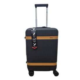 Mala De Viagem De Bordo Ml-46 Della Import - PRETO
