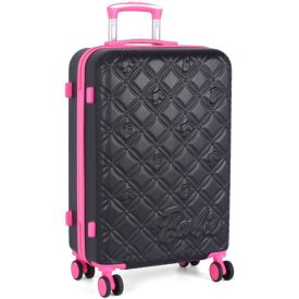 Mala De Viagem Média Abs 360° Barbie Luxcel - Preto