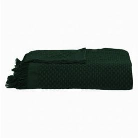 Manta para Sofá Decorativa 1,20X1,45 m Búzios Havan Casa - Verde Selva