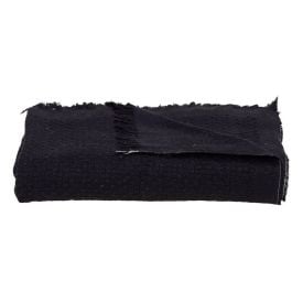 Manta para Sofá Decorativa 1,20X1,45 m Búzios Hedrons - Preto