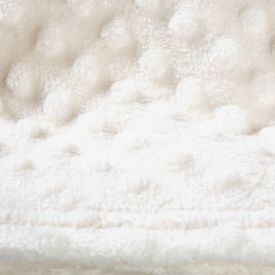 Manta De Bebê Microfibra 100% Poliéster Pop Corn Havan Baby - Off White