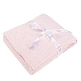 Manta De Bebê Microfibra 100% Poliéster Pop Corn Havan Baby - Rosa Claro