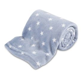 Manta De Bebê Microfibra 90X110 Cm Havan Baby 1 Pç - Estrela Azul