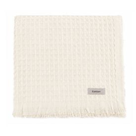 Manta Decorativa Denver 1,50X2,00 m 100% Algodão Karsten - Off White