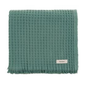 Manta Decorativa Denver 1,50X2,00 Karsten 100% Algodão - Verde Malaquita