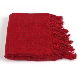 Manta Decorativa Para Sofá 1,20X1,50 M Naturalle Havan Casa - Vermelho