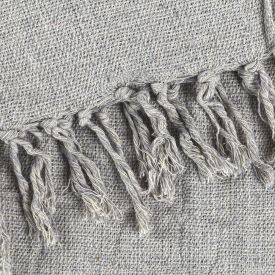 Manta Para Sofá Decorativa 1,80X2,30 M Mônaco Havan Casa - Prata Mescla