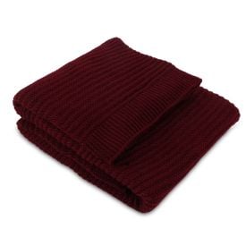 Manta para Sofá em Trico Elegance 1,00X2,00 Havan Casa - Marsala