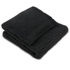 Manta para Sofá em Trico Elegance 1,00X2,00 Havan Casa - Chumbo Mescla