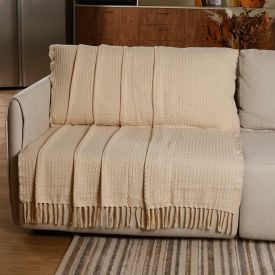 Manta para Sofá Valencia 1,20X1,50M Havan Casa - Off White