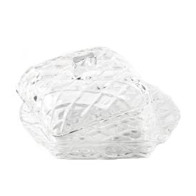 Manteigueira De Cristal Lyor 17Cm - Deli