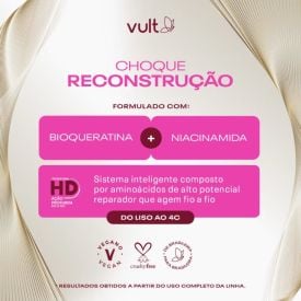 Máscara Capilar Choque de Reconstrução Vult - 250g