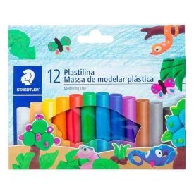 Massa De Modelar 12 Cores Staedtler - Colorido