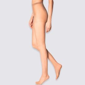 Meia-calça Clássica Transparente Fina Fio 15 Lupo Natural