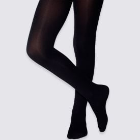 Meia-calça Infantil Fio 40 Opaca Lupo Preto