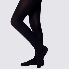 Meia-calça Infantil Fio 40 Opaca Lupo Preto