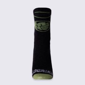 Meia Cano Longo Hulk Marvel - CINZA 39/43