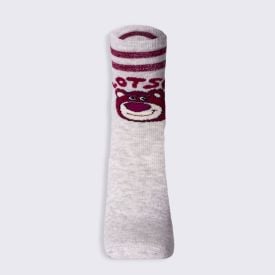 Meia Cano Longo Lotso Disney - CINZA 34/38