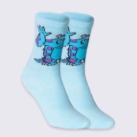 Meia Cano Longo Sulley Disney - AZUL 39/43
