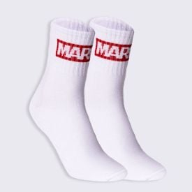 Meia Cano Longo Marvel - BRANCO 39/43