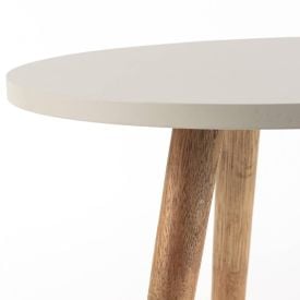 Mesa De Apoio Baixa Decorativa Havan Casa - Off White