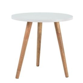Mesa De Apoio Baixa Decorativa Havan Casa - Branco