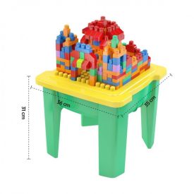 Mesa Monta Mais Blocolândia Infantil Dismat - XK105