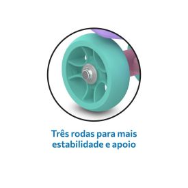 Meu Primeiro Patinete Rosa Brinquedos Bandeirante - 1563