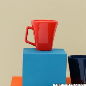 Caneca Mini Quartier Oxford 220Ml - Vermelho