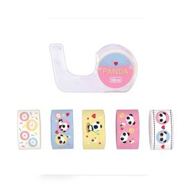 Mini Fita Adesiva Washi Tape Panda 3M Tilibra - 891819
