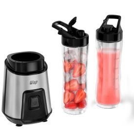 Mini Liquidificador Blender Go Wap Com 2 Copos Squeeze