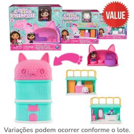 Mini Conjunto com Figuras Sortidas Gabby's Dollhouse Sunny