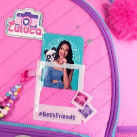 Mochila de Costa Infantil Luluca Clio Style - Rosa