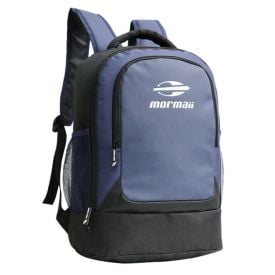 Mochila de Costas Azul Marinho com Preto Mormaii - Juvenil