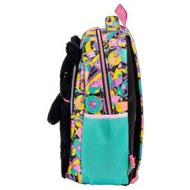 Mochila de Costas Juvenil Pelúcia Gatinho Tilibra - Colorido