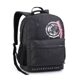 Mochila de Costas Juvenil Red Nose - Preto