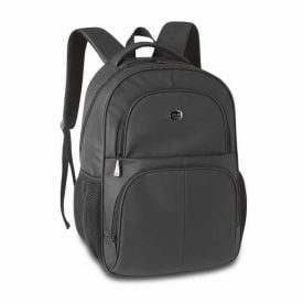 Mochila de Costas Juvenil Resinada Preta - Clio Style