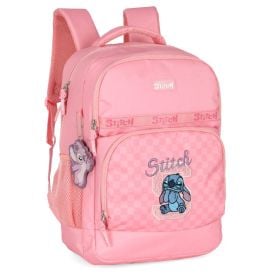 Mochila de Costas Juvenil Stitch Xadrez Luxcel - Sortido