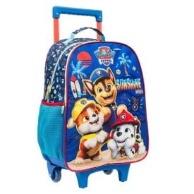 Mochila de Rodinha 2D Patrulha Canina Xeryus - Azul